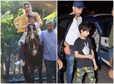 It was kids' day out for our favourite Bollywood celebrities this Sunday.&amp;nbsp; Right from Hrithik Roshan, Soha Ali Khan to Kareena Kapoor Khan, stars were spotted having a gala time with their little munchkins.