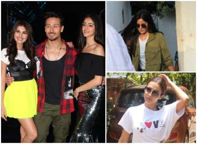 Latest Bollywood Photos April 30: SOTY 2 star cast on sets of Super Dancer Chapter 3; Katrina Kaif and Malaika Arora turn heads.