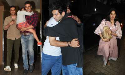 From Akshay Kumar's movie outing to Kartik Aaryan's new look, check out latest pictures of B-town