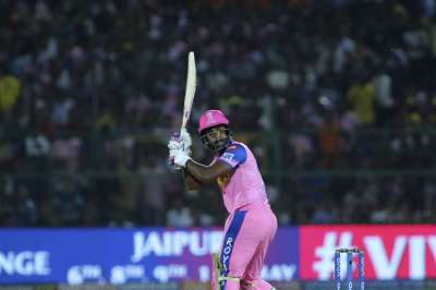 Sanju Samson remained not out on 48 and saw the game off for RR