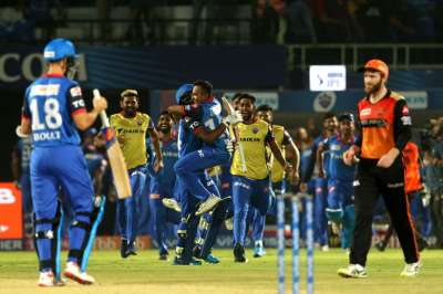 Young Keemo Paul gave the final touches to a Rishabh Pant blitzkrieg as Delhi Capitals beat Sunrisers Hyderabad by two wickets in a nerve-wracking IPL Eliminator on Wednesday.