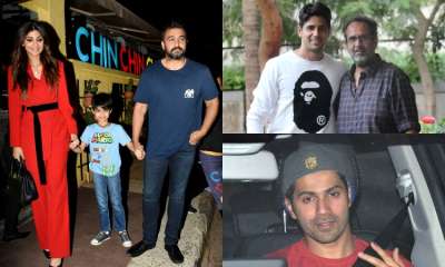 From Shilpa Shetty's dinner outing to Sidharth Malhotra at Aanand L Rai's office, all latest Bollywood photos are here.