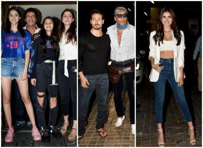 The special screening of Student of the Year 2 was held in Mumbai on Tuesday evening.&amp;nbsp; The lead stars Tiger Shroff, Ananya Panday and Tara Sutaria were cheered on by their friends and family.