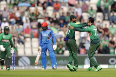 Shakib Al Hasan's stellar all-round show on Monday helped Bangladesh stay in the race for a World Cup playoff spot. They beat Afghanistan by 62 runs in their 2019 ICC World Cup group stage encounter at Southampton's Rose Bowl and Shakib scored 51 off 69 balls before becoming the first Bangladeshi player to record a five-wicket haul in the tournament's history.