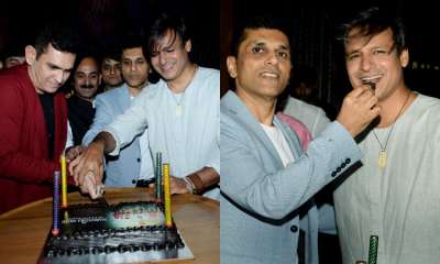 PM Narendra Modi team celebrated the success of their movie. Check out the pictures below.