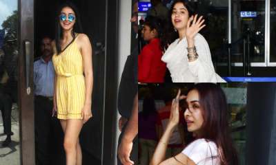 Check out latest pictures of Janhvi Kapoor, Malaika Arora and Ananya Panday below.