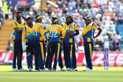 Angelo Mathews hit a patient fifty before veteran pacer Lasith Malinga returned with a sensational four-wicket haul as Sri Lanka stunned hosts England by 20 runs to keep their World Cup semifinal hopes alive.