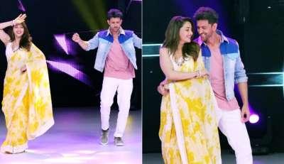 Hrithik Roshan shakes leg with Madhuri Dixit on Dance Deewane sets while promoting Super 30