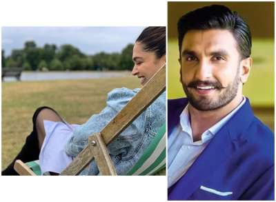 In Ranveer Singh's Latest Post On Instagram, Deepika Padukone Is 'High On  Cake