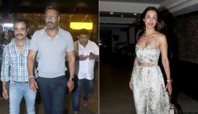 Latest Bollywood Photos July 8: Ajay Devgn spotted with family, Malaika Arora chills with her friends