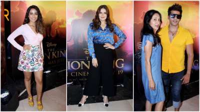 The celebrity screening of the Lion King was held in Mumbai on Tuesday evening, which was attended by several celebrities.