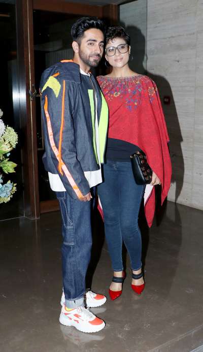 Ayushmann Khurrana got clicked with his gorgeous wife Tahira Kashyap in the city