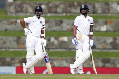 Ajinkya Rahane and Virat Kohli remained unbeaten at the end of Day 3 to put India in a commanding position.