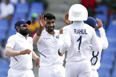 Jasprit Bumrah dismantled the hosts with a five-wicket haul after Ajinkya Rahane found his first century in two years as India won the first Test by 318-runs.