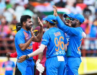 India beat West Indies by 7 wickets to complete a 3-0 sweep in the three-match series.
