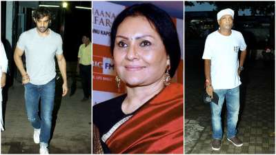 Veteran actress Vidya Sinha's funeral was held in Mumbai on Thursday. Several celebrities were seen mourning the death of the yesteryear actress.