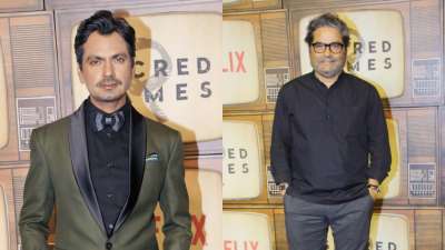 Latest Bollywood Photos August 15: Nawazuddin Siddiqui, Vishal Bhardwaj and others attend the Sacred Games 2 screening.