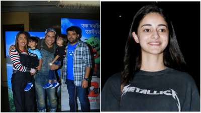 Latest Bollywood Photos Aug 23: Kapil Sharma attends The Angry Bird screening, Ananya Panday spotted at airport