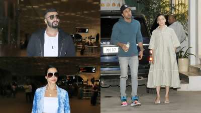 Latest Bollywood Photos Aug 26: Arjun Kapoor -Malaika Arora at the airport, Ranbir Kapoor- Alia Bhatt spotted together