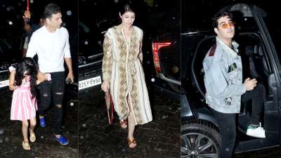 The Kumar family stepped out for the dinner outing.&amp;nbsp; Have a look at all the photos.&amp;nbsp;&amp;nbsp;