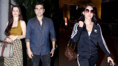 From Arbaaz Khan and girlfriend Giorgia Andriani&amp;rsquo;s dinner date to Nora Fatehi&amp;rsquo;s uber chic airport look, check out all the latest photos of Bollywood celebs here.