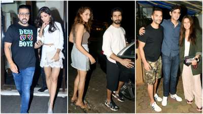 Several Bollywood celebrity couples were seen enjoying their Sunday outings. Take a look at the pictures here.