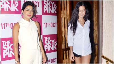 Priyanka Chopra, Katrina Kaif look angelic in white outfits (PICS)
