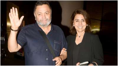 PHOTOS: Rishi Kapoor and Neetu Kapoor&amp;rsquo;s faces glow with smile as they return from NYC after a year