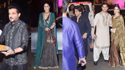 Anil Kapoor's Diwali bash was a starry affair and was attended by the biggest names in Bollywood