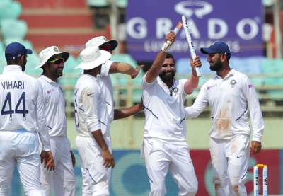 Mohammed Shami shined on the final day as he took a five-wicket haul to seal India's win in the first Test.