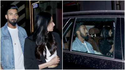 Athiya Shetty and KL Rahul were papped on a dinner date.
