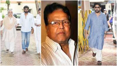 Family and Bollywood celebrities attended the funeral of veteran actor Viju Khote, which was held&amp;nbsp;at Marine Lines, Mumbai on Monday afternoon.