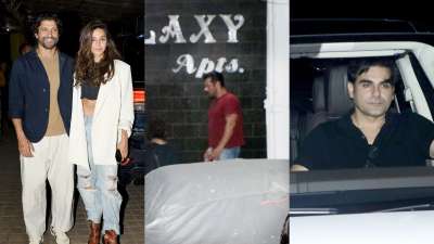 Celebs attend Dabangg 3 wrap up party and The Sky Is Pink screening