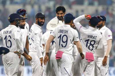 India are only four wickets away from securing a 2-0 whitewash over Bangladesh.