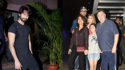 From rumoured couple Sushant Singh Rajput and Rhea Chakraborty to Ranbir Kapoor's dinner date with family, check out all the latest celebs photos here.