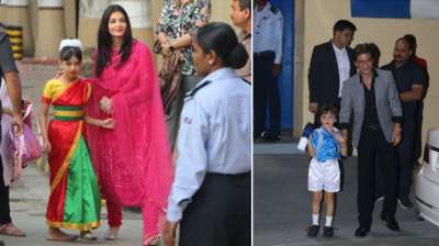 It was the annual day programme at Dhirubhai Ambani International School and a sea of Bollywood A-listers and celebrity kids were spotted arriving at the school.&amp;nbsp;