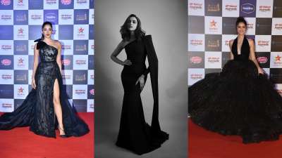 Awards night: Deepika Padukone, Ananya Panday stun in black, Alia Bhatt looks ravishing in a saree