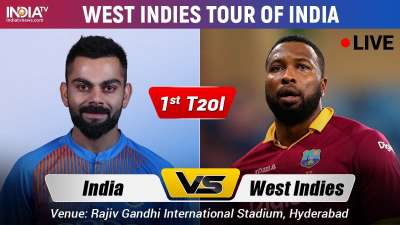 Live Cricket Streaming India vs West Indies 1st T20I Watch Live