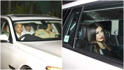 Several celebrities were seen attending Rani Mukerji's daughter Adira's birthday bash.