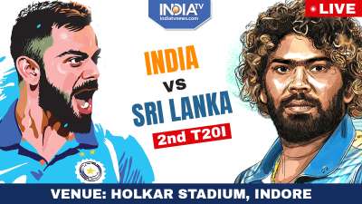 India vs Sri Lanka 2nd T20I Watch IND vs SL cricket match on