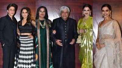 Shah Rukh-Gauri Khan, Deepika, Katrina Kaif and others attend Javed Akhtar&amp;rsquo;s 75th birthday celebrations [Photos courtesy - Yogen Shah]