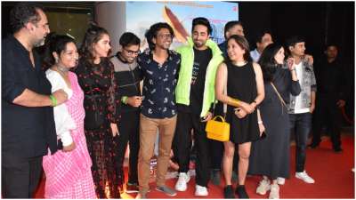 Makers of Ayushmann Khurrana's upcoming starrer &quot;Shubh Mangal Zyada Saavdhan&quot; hosted a bash for the film's cast and crew, to celebrate the tremendous response from the audience as well as critics that the film's trailer has garnered.
&amp;nbsp;
