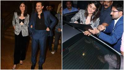 Saif Ali Khan and Kareena Kapoor snapped in Mumbai while attending an event.&amp;nbsp;