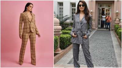 Bollywood actresses Kangana Ranaut and Shraddha Kapoor wore similar outfits while promoting their respective films recently.&amp;nbsp;&amp;nbsp;