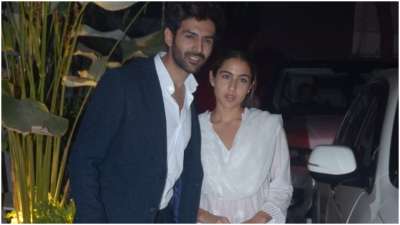 Amid breakup rumours, Sara Ali Khan and Kartik Aaryan have been spotted together after those reports a couple of times and well, fans can't seem to get over the two already. And recently, they were snapped outside Aaj Kal producer Dinesh Vijan's office.