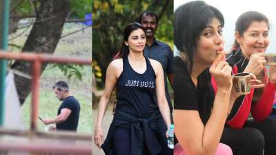 Superstar Salman Khan welcomed New Year 2020 at his Panvel farmhouse. Sangeeta Bijlani, Daisy Shah were also clicked at his farmhouse.