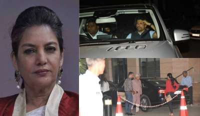 Shabana Azmi's family members and friends from the industry rushed to the hospital to see her as soon as they got the news of her accident.