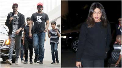 Right from Hrithik Roshan some quality time with his family to Priyanka Chopra's latest airport look, check out all the latest Bollywood celeb pictures.