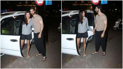 Lovebirds Sushmita Sen and Rohman Shawl were spotted in Bandra, Mumbai on Tuesday evening.