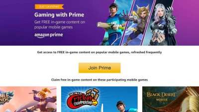 introduces Prime Gaming in India with free in-game content